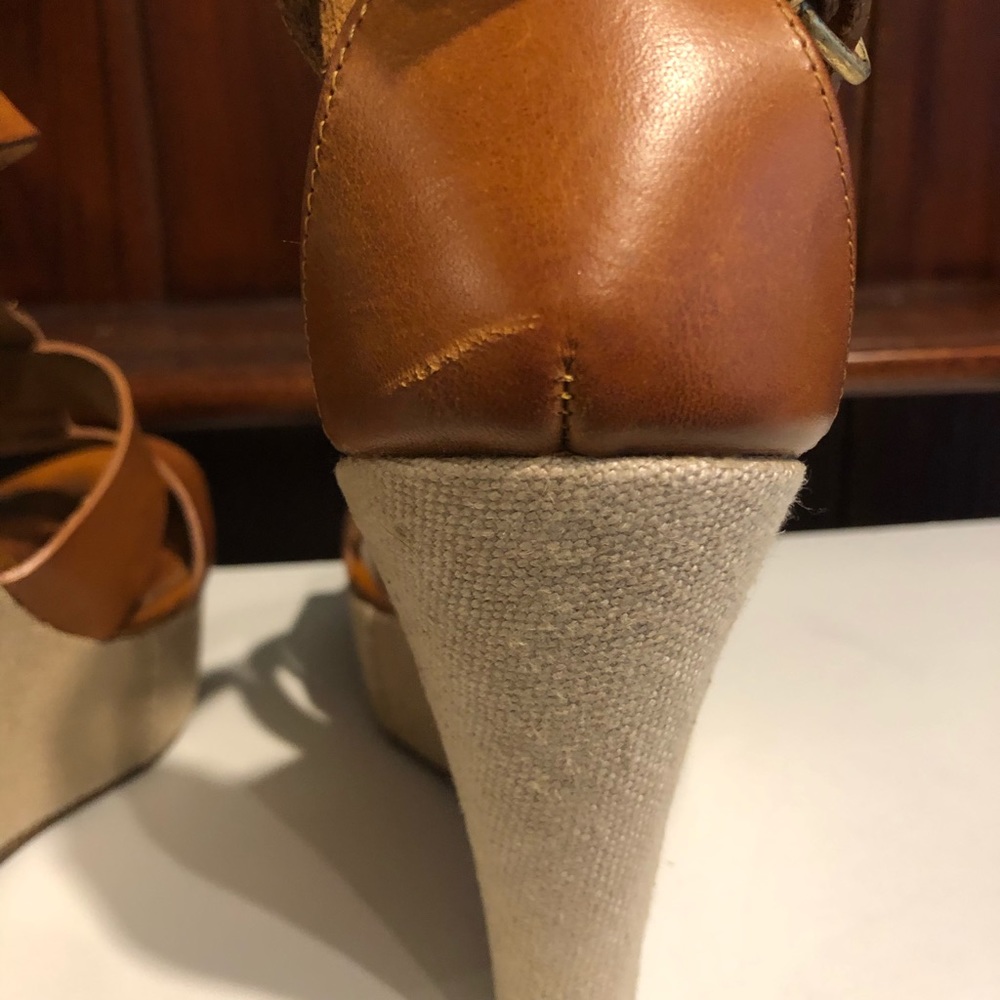 Jcrew Leather Platform Wedges - image 5